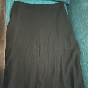 Long black skirt